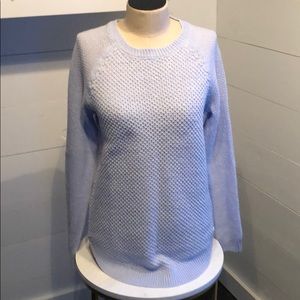 ‘Perfect Pullover’ light blue sweater. Size M.